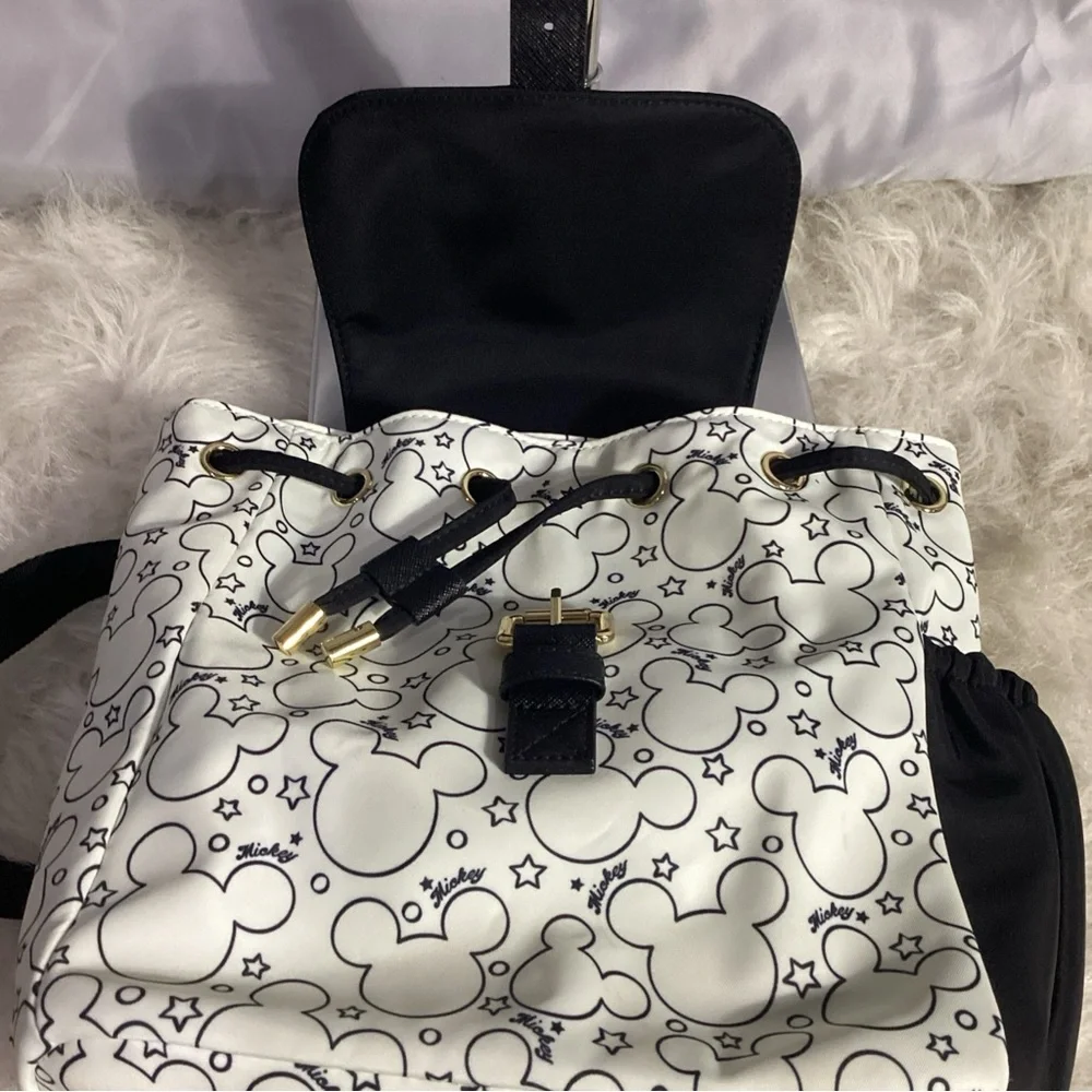 Stoney Clover Lane x Disney Mickey Mouse Head Mini Flap Backpack Bag